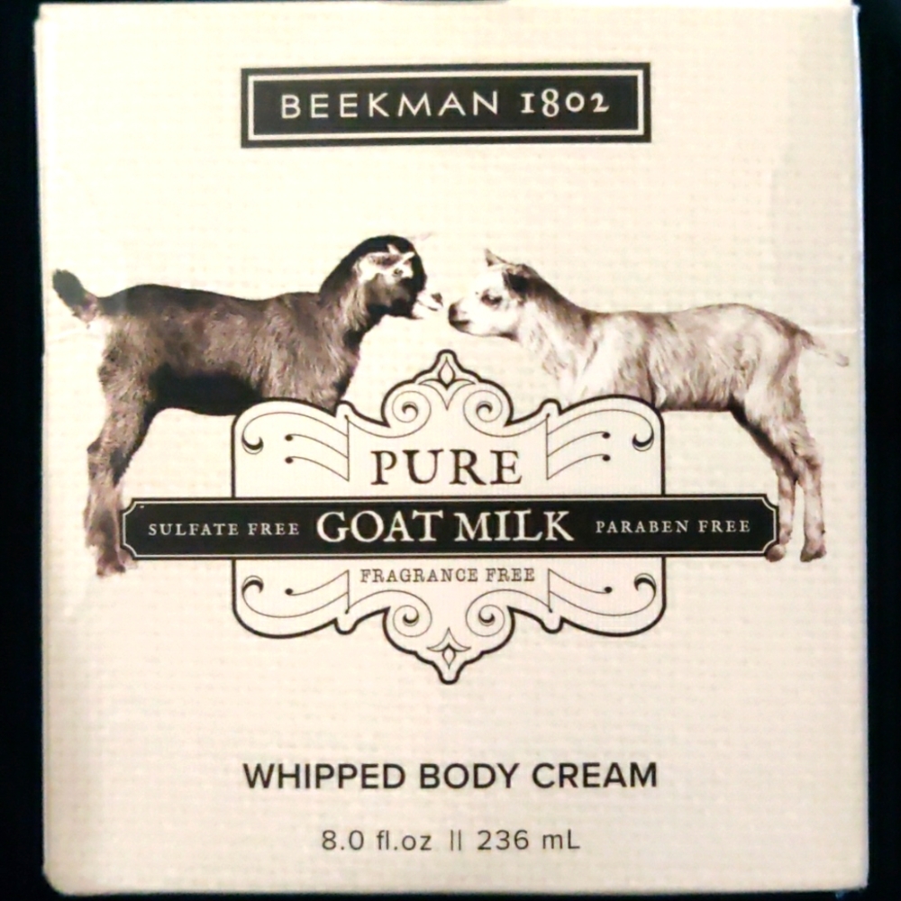 New in boxBeekman 1802 PURE GOAT  Whipped Body Cream 8 oz.